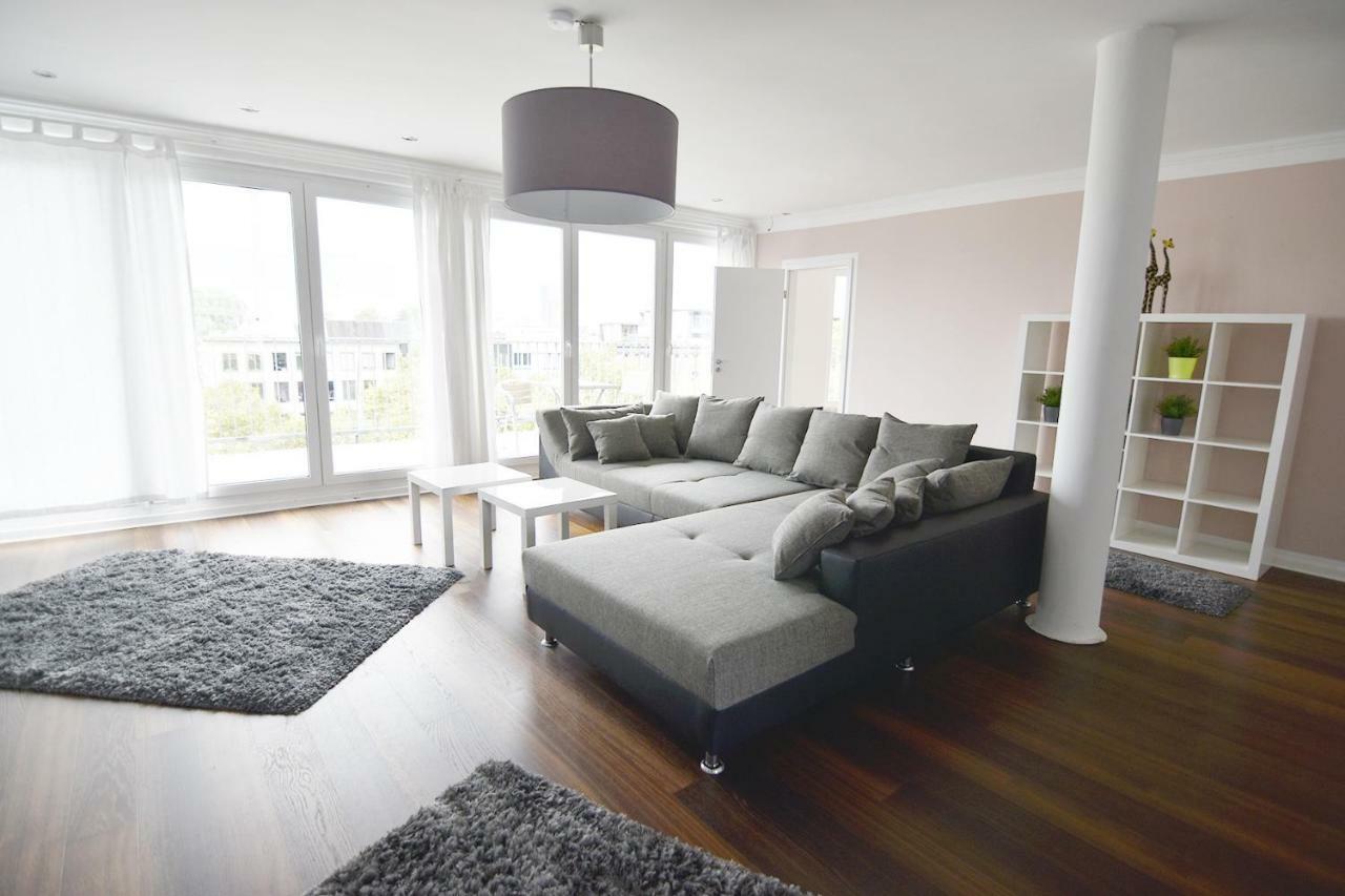 Penthouse Apartment mit Rundumterrasse Köln Eksteriør billede