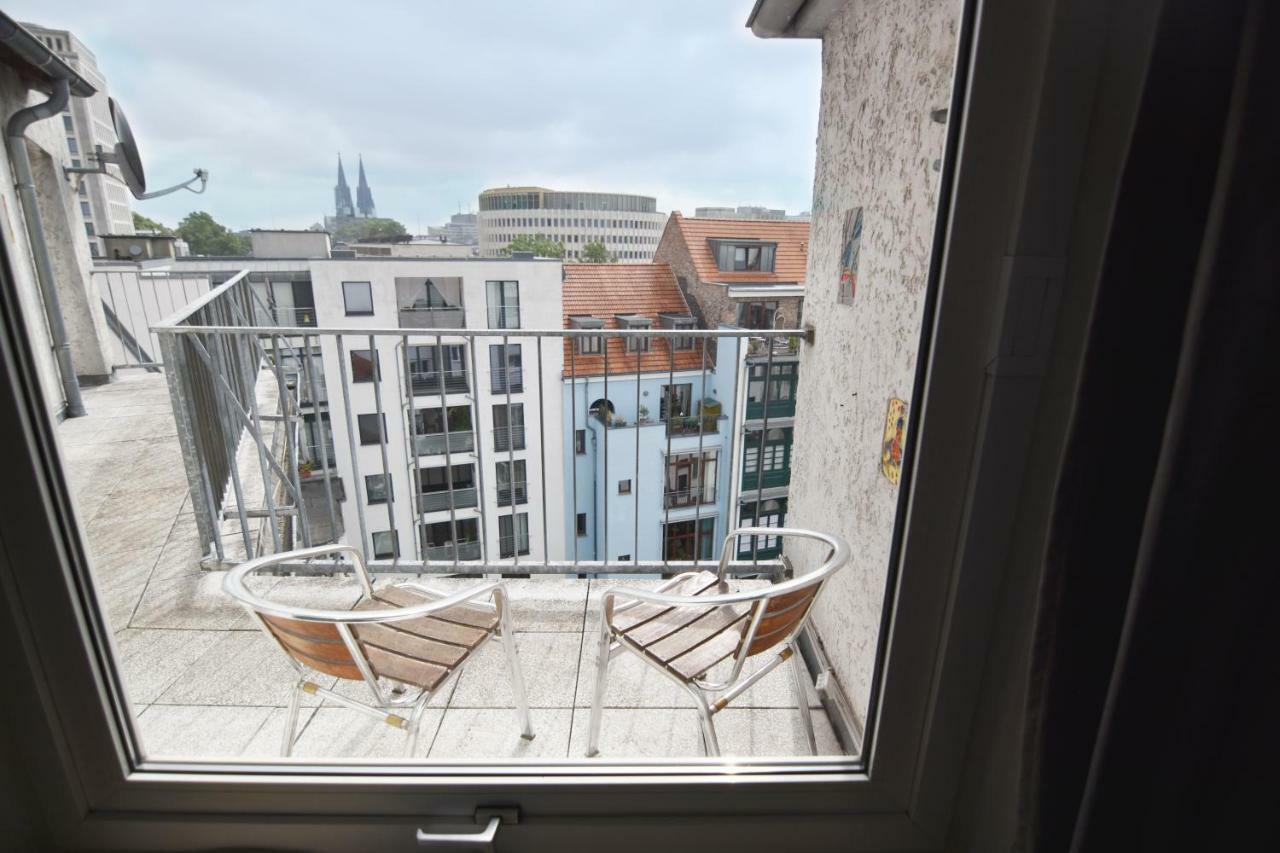 Penthouse Apartment mit Rundumterrasse Köln Eksteriør billede